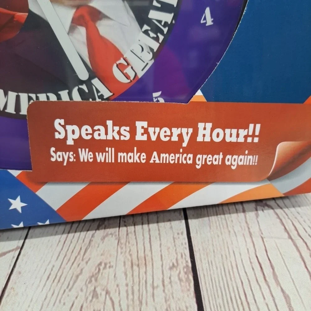 ASTV President Donald Trump Talking Clock! Let's Make America Great Again! NEW